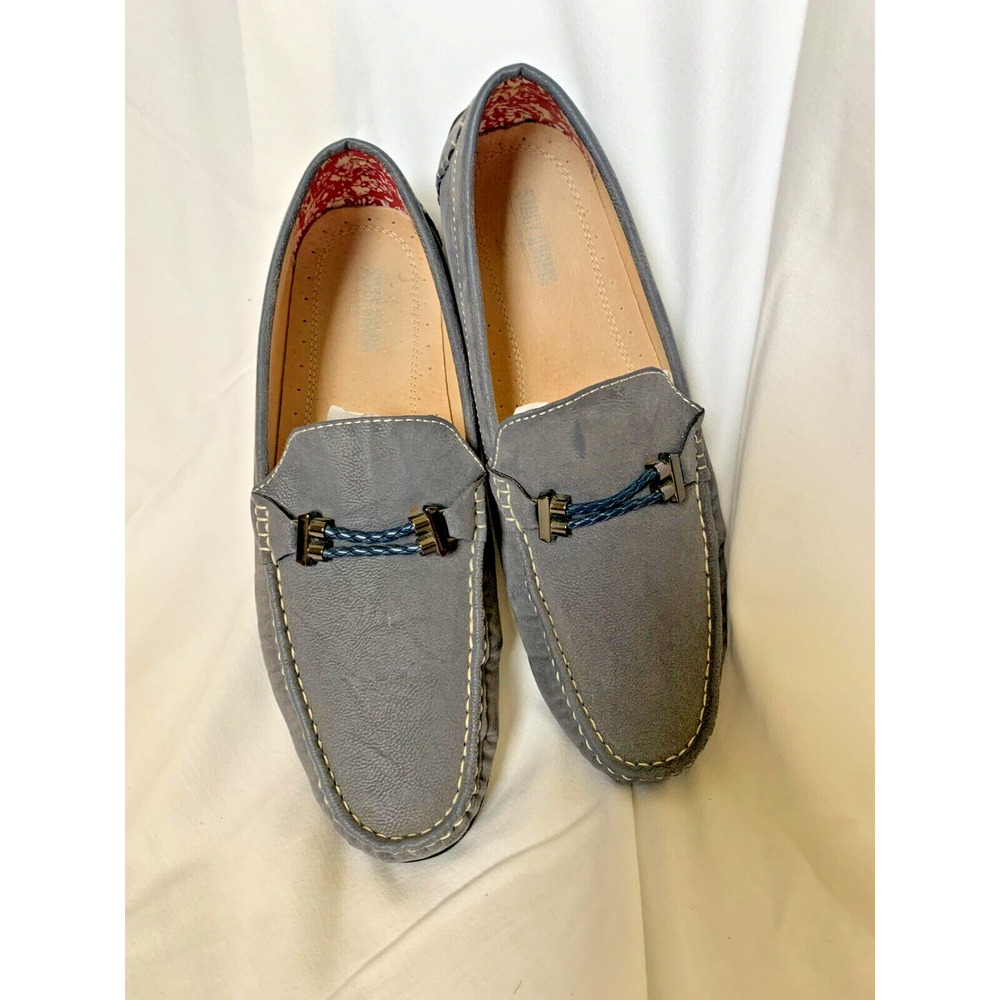 Stacy Adams Loafers Men's Size 12 Blue Slip-on Buckle Shoes